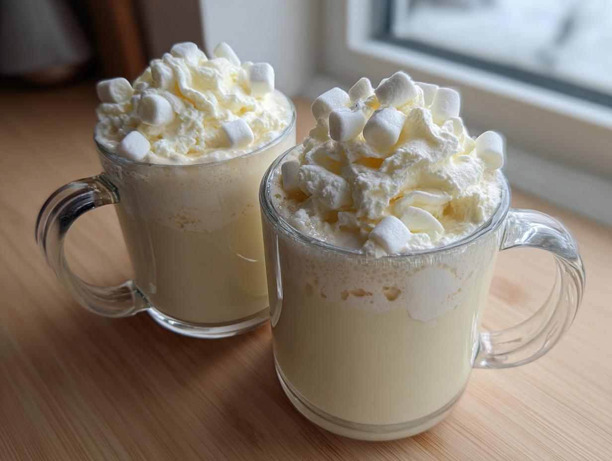 Minute Creamy White Hot Chocolate: Your Cozy Winter Sip